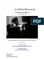 Apostila de Flauta Transversal, Conhecimento Básico. Site Estudante de Flauta - Nilson Mascolo