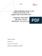 P 124 p0000124 Cryogenic Globe Valves - Non Return Valves