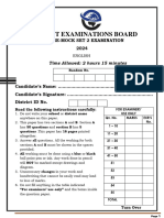 P.7 English Pre-Mock Set 2 2024