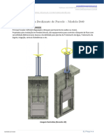 Boletim Técnico - Modelo D40 (Comporta de Parede)