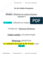 Eléments de Critique Littéraire