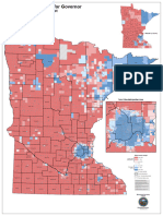 Governor 2022 Official Results Map Margin by Precinct