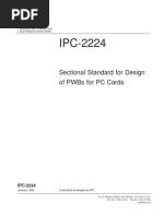 IPC-2224 - Sectional Standard For Design of PWBs For PC Cards