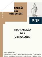 Aula 06 - TRANSMISSÃO DAS OBRIGAÇÕES