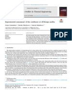 Experimental Assessment of The Condenser at Off-Design Modes