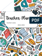 Free PDF Teacher Planner