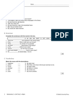 Harmonize 1 Unit 1 Test Basic