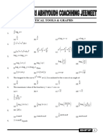 Mathemetical Tools & Graphs DPP 30-06-2022 - Target - NEET