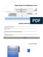 Table of Specifications Tos - CSS11 - Q3