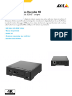 Datasheet Axis d1110 Video Decoder 4k en US 443406