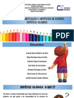 Jogos de Alfabetização e Hipoteses de Escrita - Hipotese Silábica