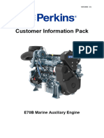 Customer Information Pack: E70B Marine Auxiliary Engine