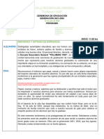 Programa Final Ceremonia de Graduación 2024 - Tollimani 1532-3