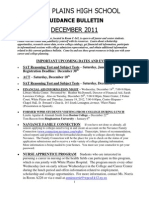 School Counseling Bulletin December 2011