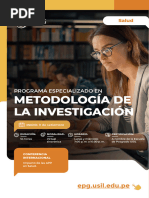 Metodología de La Investigación: Programa Especializado en