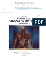 Handbook of Signs & Symptoms. 4th Edition. ISBN 9781605470528, 978-1605470528