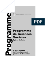 Sciences Sociales D3 2001