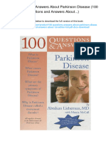 100 Questions & Answers About Parkinson Disease (100 Questions and Answers About... ) - 1st Edition. ISBN 0763762504, 978-0763762506