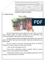 Atividade de Língua Portuguesa O Pai e o Filho