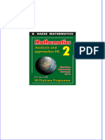 Full Download Mathematics Analysis and Approaches HL 2 Wei Zhi PDF