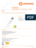 LED TUBE T8 EXTERNAL P 1200 MM 15W 830 en