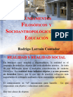 Fundamentos Filosóficos y Socioantroológicos de La Educación 01 - 2014