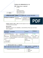 Modelo de Sesion de Aprendizaje