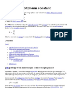 Boltzmann Constant