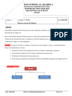 NOTES - BIOLOGY-CHAPTER-6-MEHARAJ - Tissues