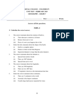 Geography - English Medium Grade 7