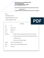 Lesson Plan Group 1 Practice Teaching Reading and Writing