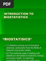 1 Introduction To Biostatistics