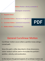 Curvelinear and Projectile