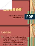 Leases: International Accounting Standards (IAS 17)