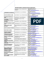 Listado Direccion de Receptores Judiciales de Santiago 2016 Msingh