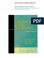 Critical Care Nursing: A Holistic Approach. 8th Edition. ISBN 0781727596, 978-0781727594