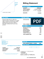 Sample Utility Bill