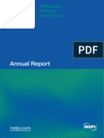 2023 Annual Report Mdpi