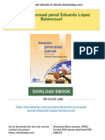 (PDF Download) Derecho Procesal Penal Eduardo López Betancourt Fulll Chapter