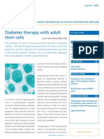 Stem Cell Treatment For Diabetes Using Adult Stem Cells