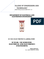 Ec8311 Electronics Laboratory 490528441 Ec8311 Electronics Laboratory Manual