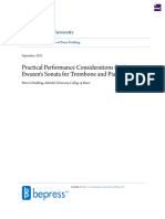 Practical Performance Considerations For Eric Ewazen's Sonata For Trombone and Piano (Prepublication Draft August 2012) - Stamped