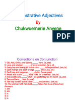 Demonstrative Adjectives