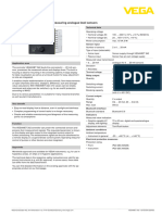 EN Specification Sheet VEGAMET 342