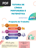 Proposta de Trabalho - Tutoria em LP e M