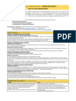 Séquence - Vers La Mini Dissertation