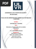 Estructura y Componentes de Estados FinancierosGRUPO#3