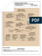 Electricity Study Material & NCERT Solutions