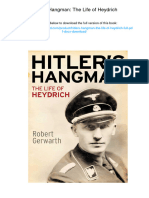 Hitler's Hangman: The Life of Heydrich. 