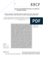 Artigo - Políticas de Saúde e Alegações de Propriedades Funcionais e de Saúde para Alimentos No Brasil